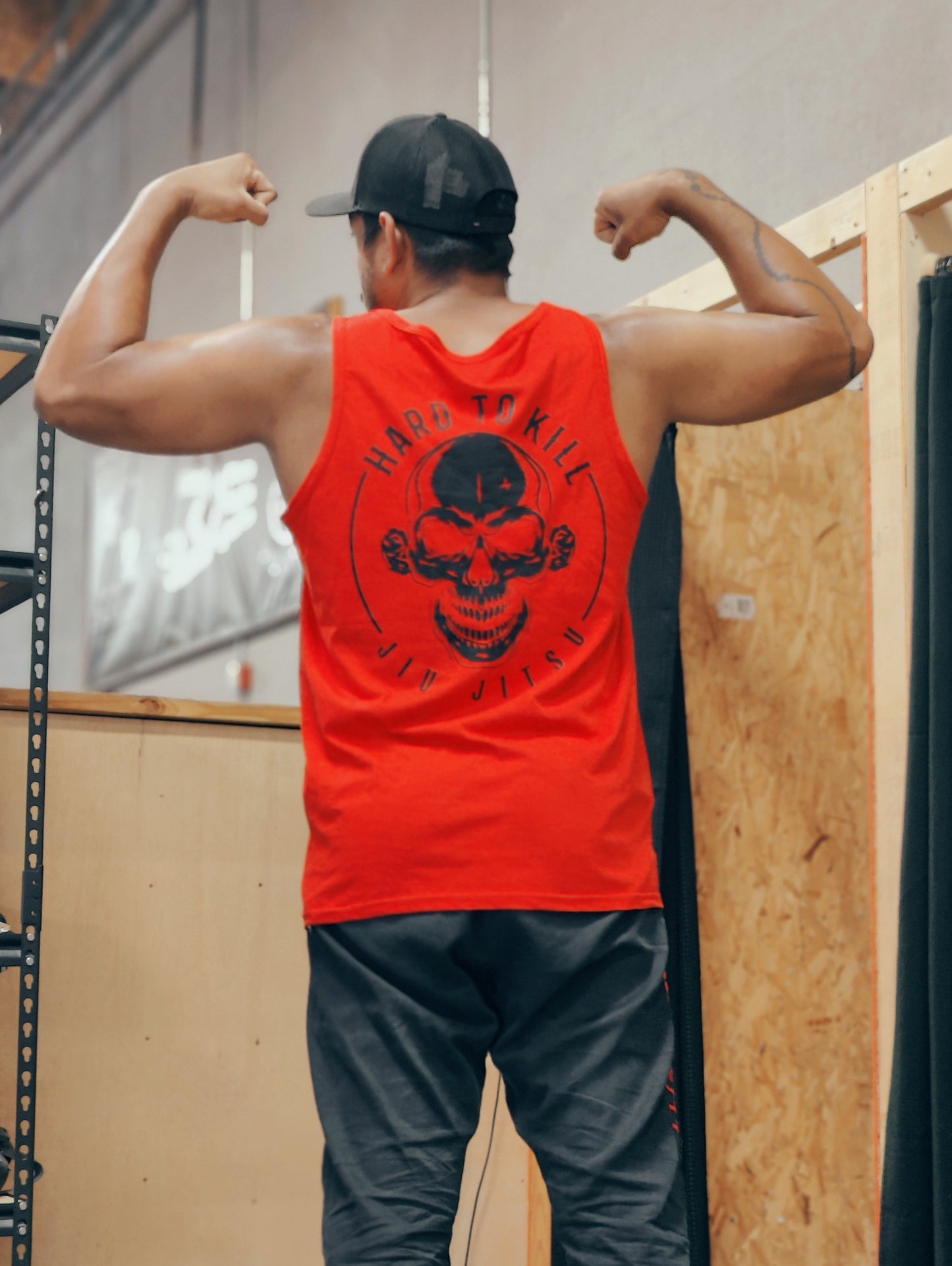 Red Hard To Kill Logo Tank Top