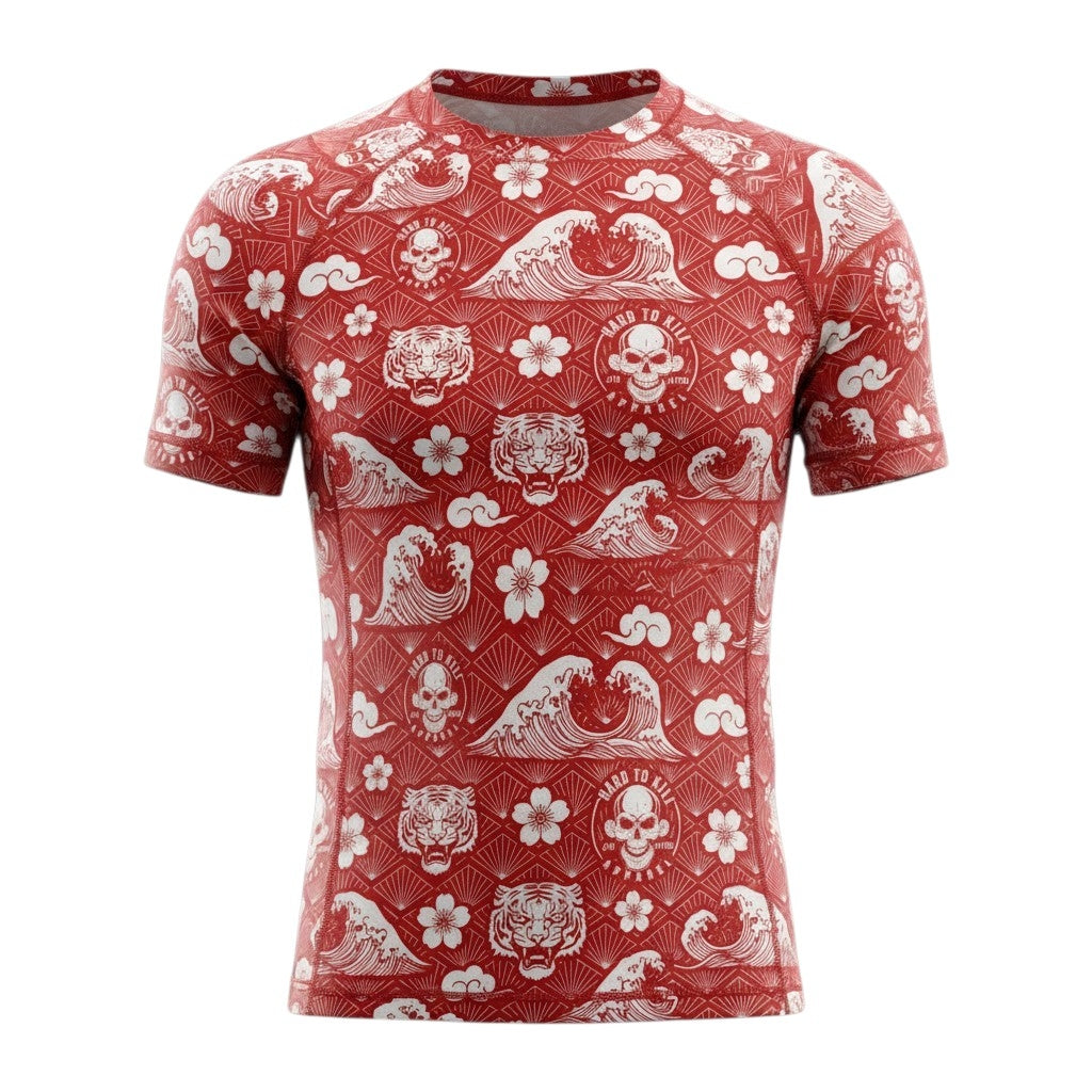 Youth Irezumi Short Sleeve Rash Guard