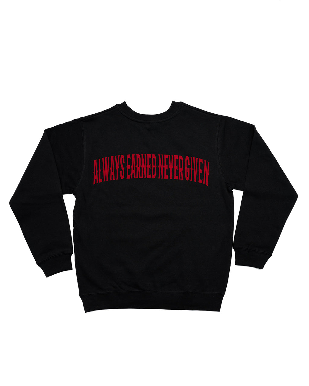 Always Earned Never Given Youth Crewneck Sweatshirt