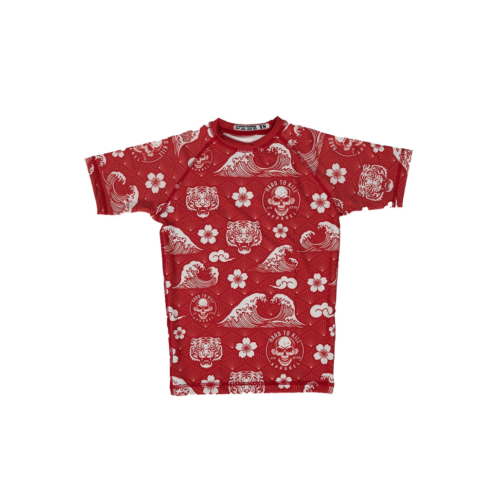 Irezumi Short Sleeve Youth BJJ Rash Guard
