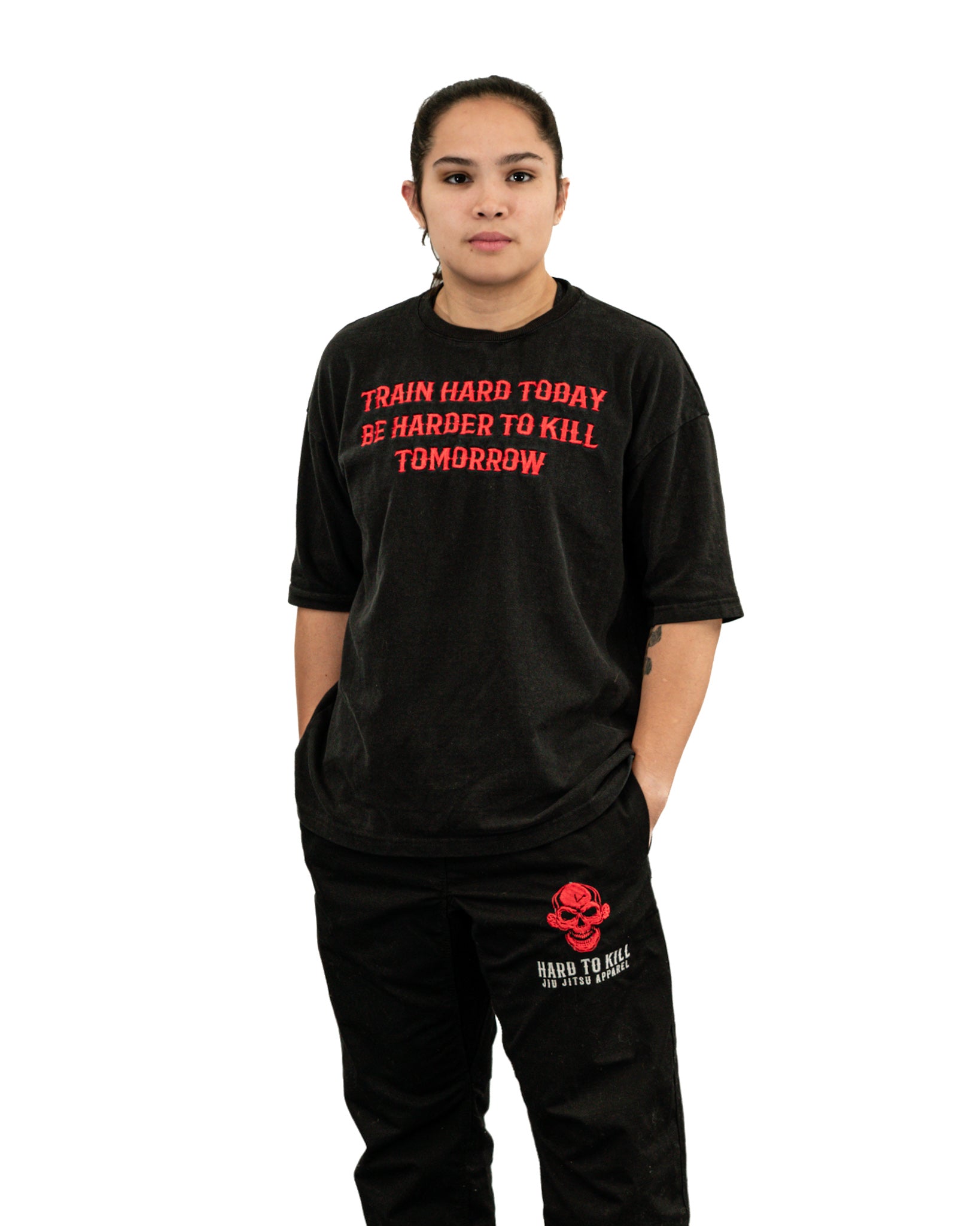 Train Hard Be Harder To Kill BJJ T-Shirt